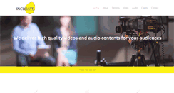 Desktop Screenshot of incubateproductions.com